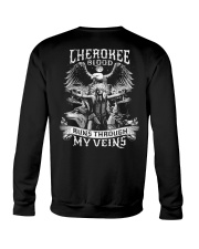 CHEROKEE BLOOD RUNS THROUGH MY VEINS Crewneck Sweatshirt tile
