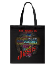 HIS NAME IS JESUS Tote Bag tile