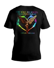 SHE WAS AN ANGEL CRAVING CHAOS V-Neck T-Shirt tile