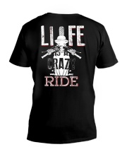 LIFE IS A CRAZY RIDE V-Neck T-Shirt tile