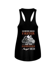 NEVER GO FASTER THAN YOUR GUARDIAN ANGEL CAN GO Ladies Flowy Tank tile