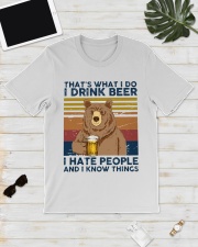 I Drink Beer I Hate People Classic T-Shirt lifestyle-mens-crewneck-front-17