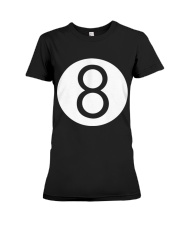 8 Ball Billiards Pool Hustler Premium Fit Ladies Tee thumbnail