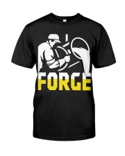 Foundry Worker Pouring Molten Metal Classic T-Shirt thumbnail