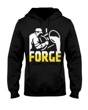 Foundry Worker Pouring Molten Metal Hooded Sweatshirt thumbnail