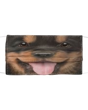 Rottweiler Puppy Cloth face mask front