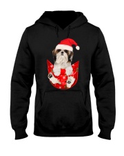 Shih Tzu In Pocket Christmas Hooded Sweatshirt tile
