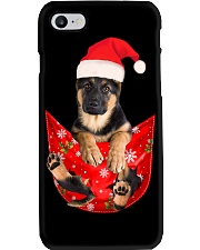 German Shepherd In Pocket Christmas Phone Case tile