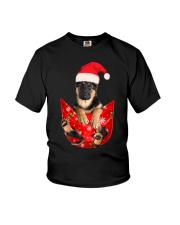 German Shepherd In Pocket Christmas Youth T-Shirt tile