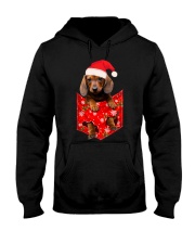 Dachshund In Pocket Christmas Hooded Sweatshirt tile
