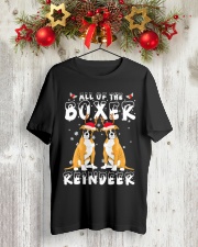 Boxer Reindeer Christmas Classic T-Shirt lifestyle-holiday-crewneck-front-2