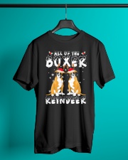 Boxer Reindeer Christmas Classic T-Shirt lifestyle-mens-crewneck-front-3