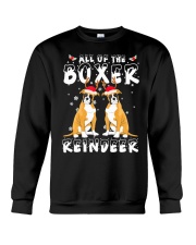 Boxer Reindeer Christmas Crewneck Sweatshirt tile