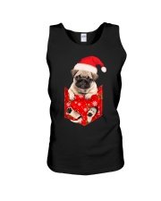 Pug In Pocket Christmas Unisex Tank tile
