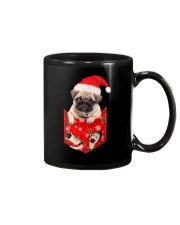 Pug In Pocket Christmas Mug tile