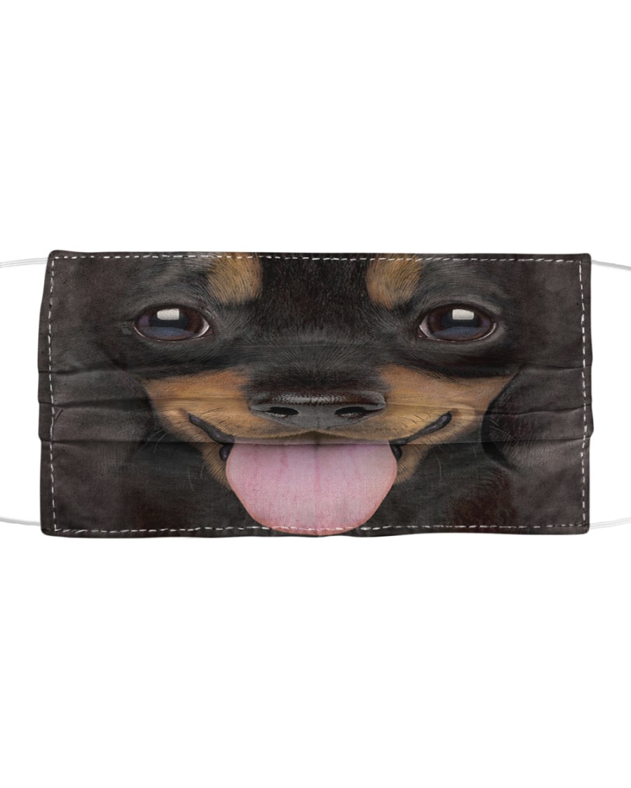Dachshund Puppy Cloth face mask