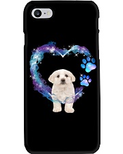 Maltese Heart Green Purple Phone Case tile