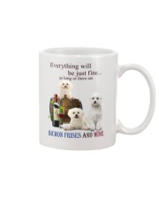 Everything will be Just fine Bichon Frise Mug tile