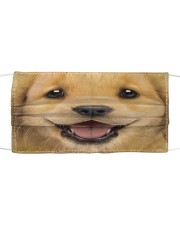 Golden Retriever Puppy Cloth face mask front