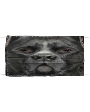 Black Pitbull Cloth face mask front