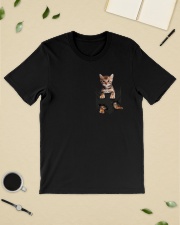 Bengal Cat In Pocket Classic T-Shirt lifestyle-mens-crewneck-front-19