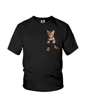 Bengal Cat In Pocket Youth T-Shirt tile