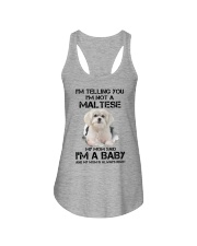 I'm Telling You I'm Not A Maltese Ladies Flowy Tank tile