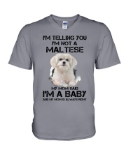 I'm Telling You I'm Not A Maltese V-Neck T-Shirt tile