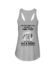 I'm Telling You I'm Not A Maltese Ladies Flowy Tank tile