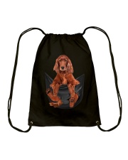 Irish Setter In Pocket Drawstring Bag tile