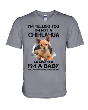 I'm Telling You I'm Not A Chihuahua V-Neck T-Shirt tile