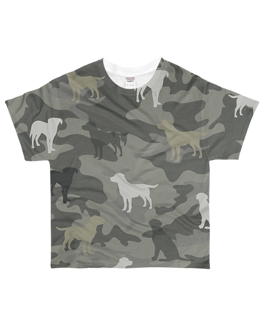 Labrador Retriever Camouflage All-over T-Shirt