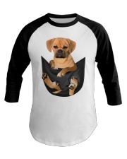 Puggle In Pocket Baseball Tee tile