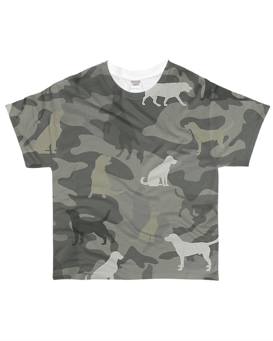 Golden Retriever Camouflage All-over T-Shirt