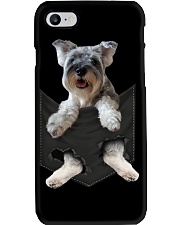 Miniature Schnauzer In Pocket Phone Case tile