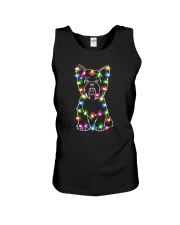 Yorkshire Terrier Christmas Unisex Tank tile