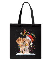 Yorkshire Terrier Light Christmas Tote Bag tile
