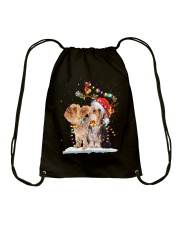 Yorkshire Terrier Light Christmas Drawstring Bag tile