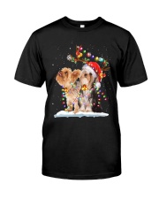 Yorkshire Terrier Light Christmas Premium Fit Mens Tee tile