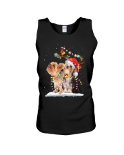 Yorkshire Terrier Light Christmas Unisex Tank tile