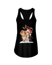 Yorkshire Terrier Light Christmas Ladies Flowy Tank tile