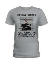 Standard Schnauzer Personal Stalker Ladies T-Shirt tile