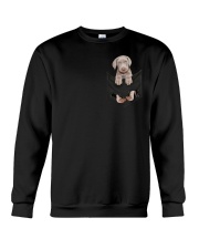 Weimaraner In Pocket Crewneck Sweatshirt tile