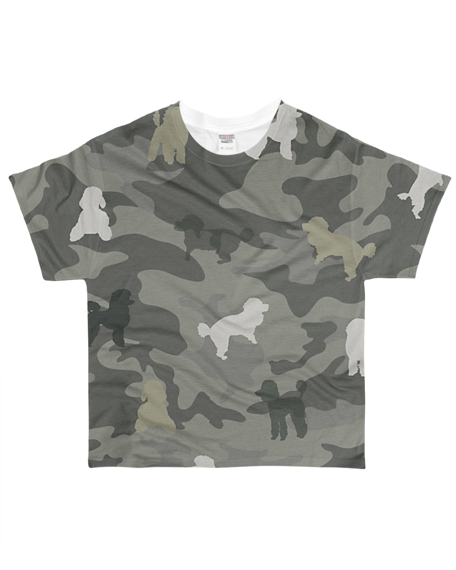 Poodle Camouflage All-over T-Shirt