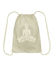 Let that shit go Yoga01 Drawstring Bag thumbnail