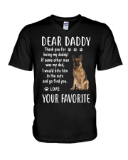 Dear Daddy - Your Favorite - Dog V-Neck T-Shirt thumbnail