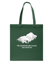 The Mountains Are Calling Tote Bag thumbnail
