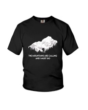 The Mountains Are Calling Youth T-Shirt thumbnail
