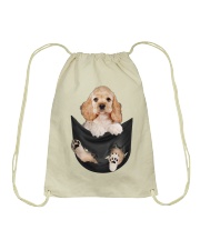 Cocker Spaniel In Pocket Drawstring Bag thumbnail
