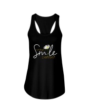 DON'T FORGET TO SMILE EVERYDAY Ladies Flowy Tank thumbnail